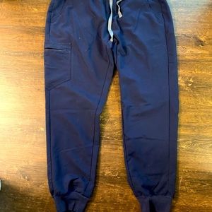 Figs navy blue jogger scrub pant